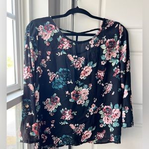 Floral Print Blouse